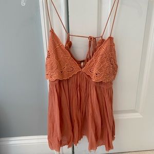 Free People Coral top size S